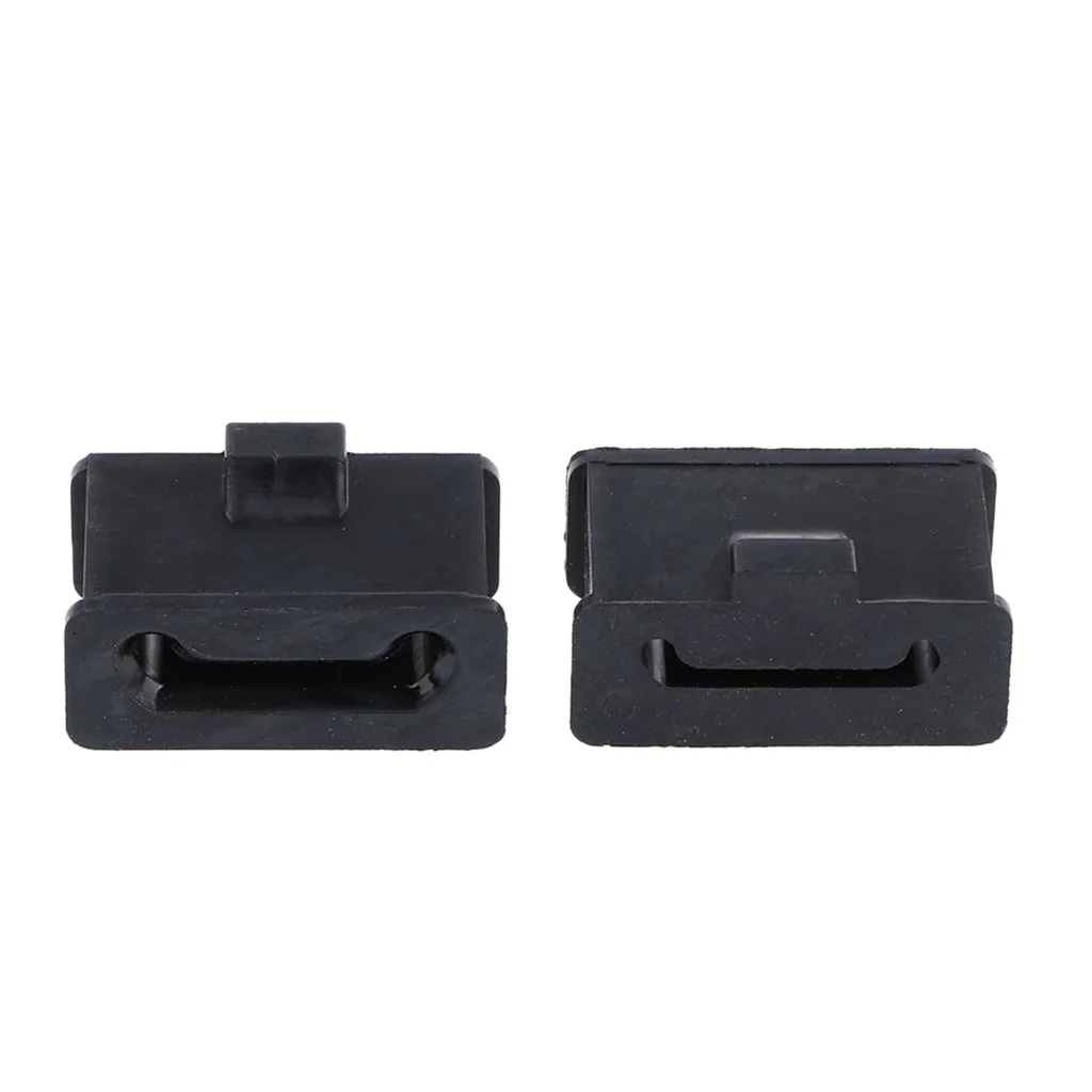 2 Pack Muffler Rubber Mount Isolator Replacement for Harley Motorcycles Black