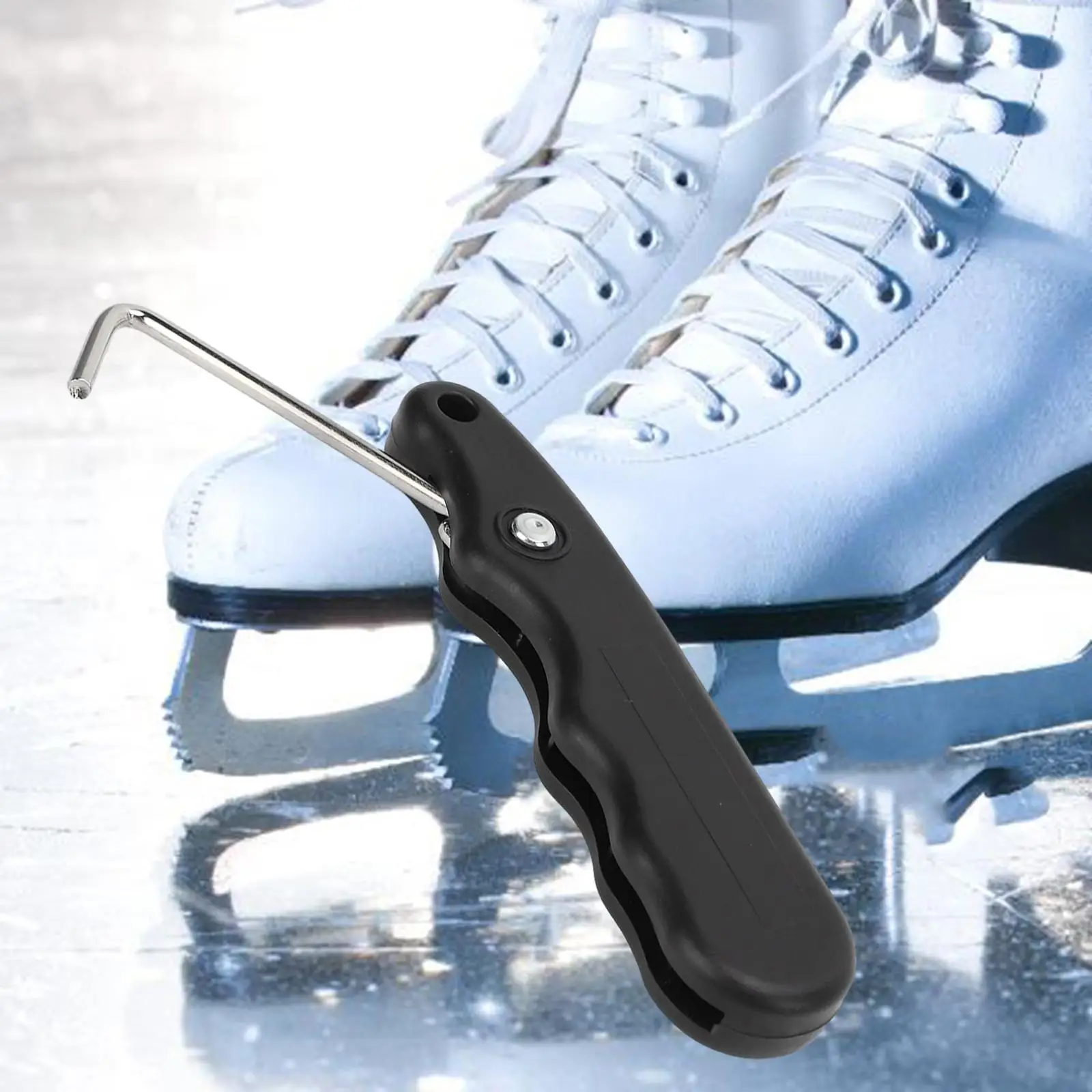 Ice Skate Lace Tightener Small Multipurpose Foldable Handheld for Park Outdoor Sports Ice Skates Figure Skates