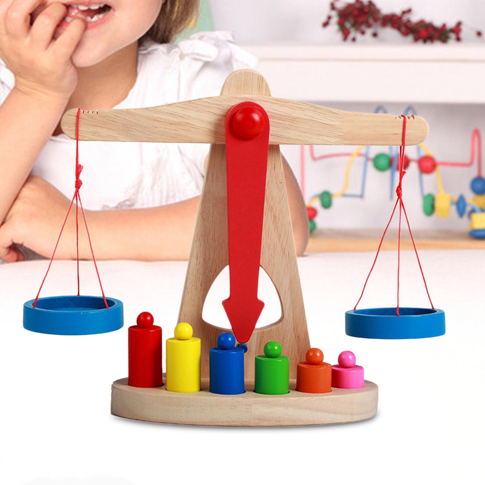 Montessori Balance Counting Toys Addition and Subtraction for Children Kids