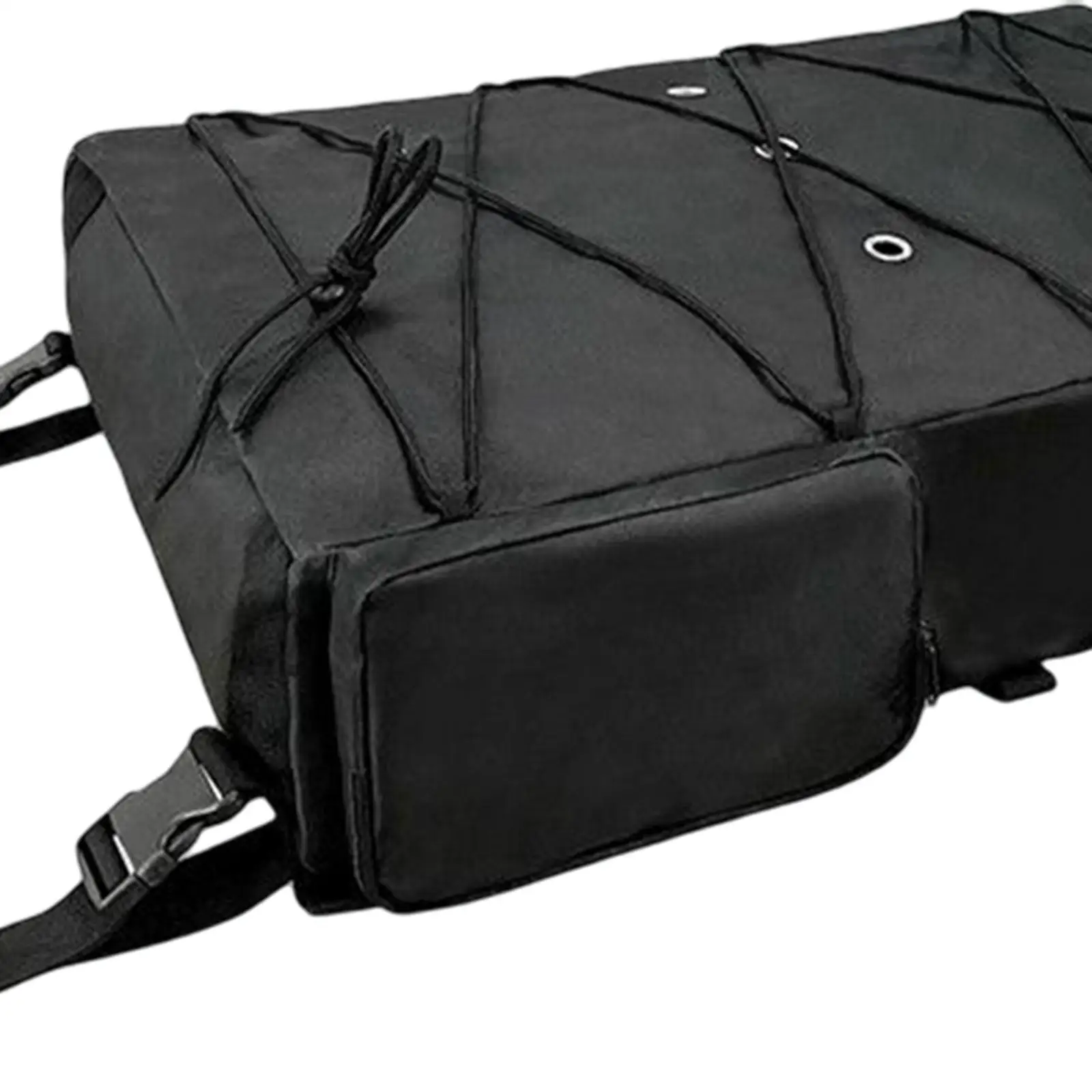 T Top Bag 600D Oxford Fabric Waterproof with Mesh Pockets Bimini Top Storage Bags Jacket Storage Bag for T Top Boats