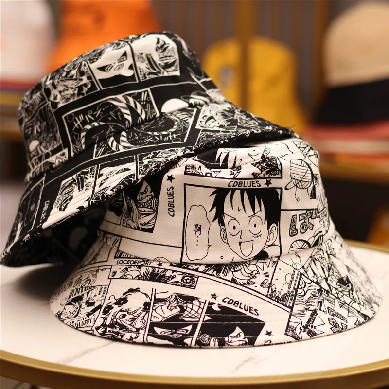 Unisex Panama Anime Doraemon Adult Kids Bucket Hat
