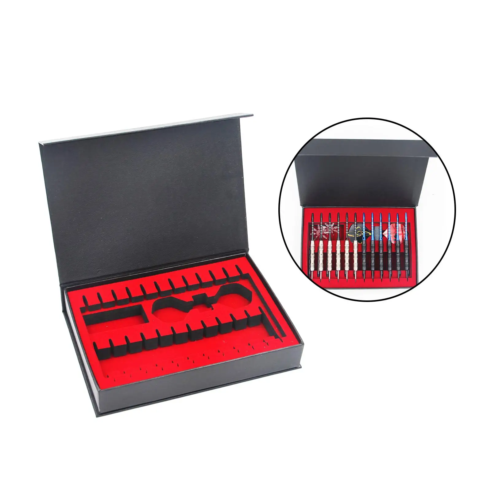 Dart Box Protective EVA Lightweight Professional Portable Hold 12 Darts Dart Carrying Case for Dart Shafts Tip Darts Accessories