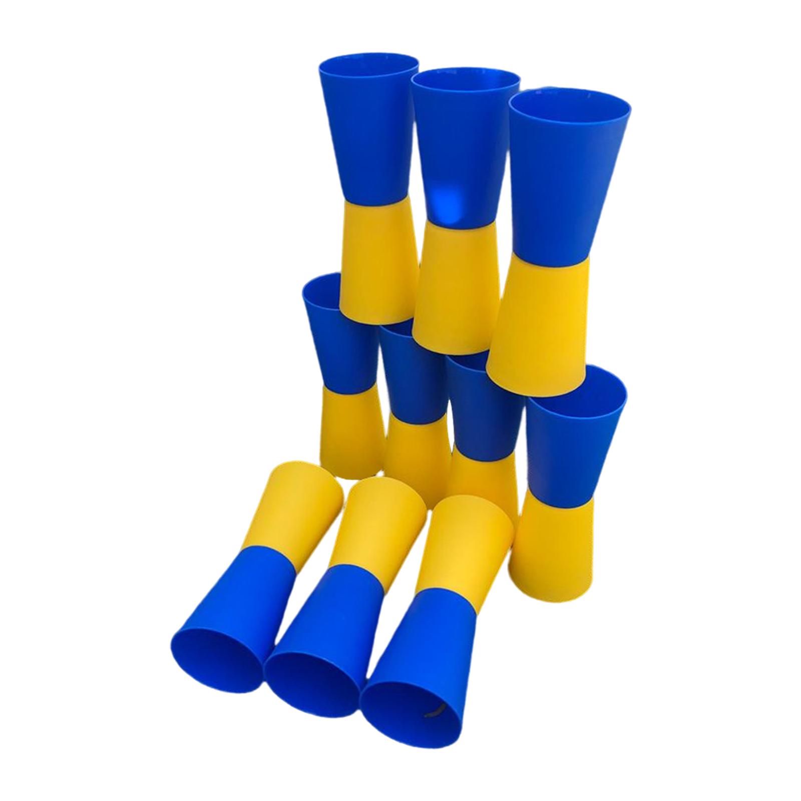 10x Flip Cups Speed Agility Training Aid Exercise Running Reversed Cups for Football Activity Festive Gym Events Rugby