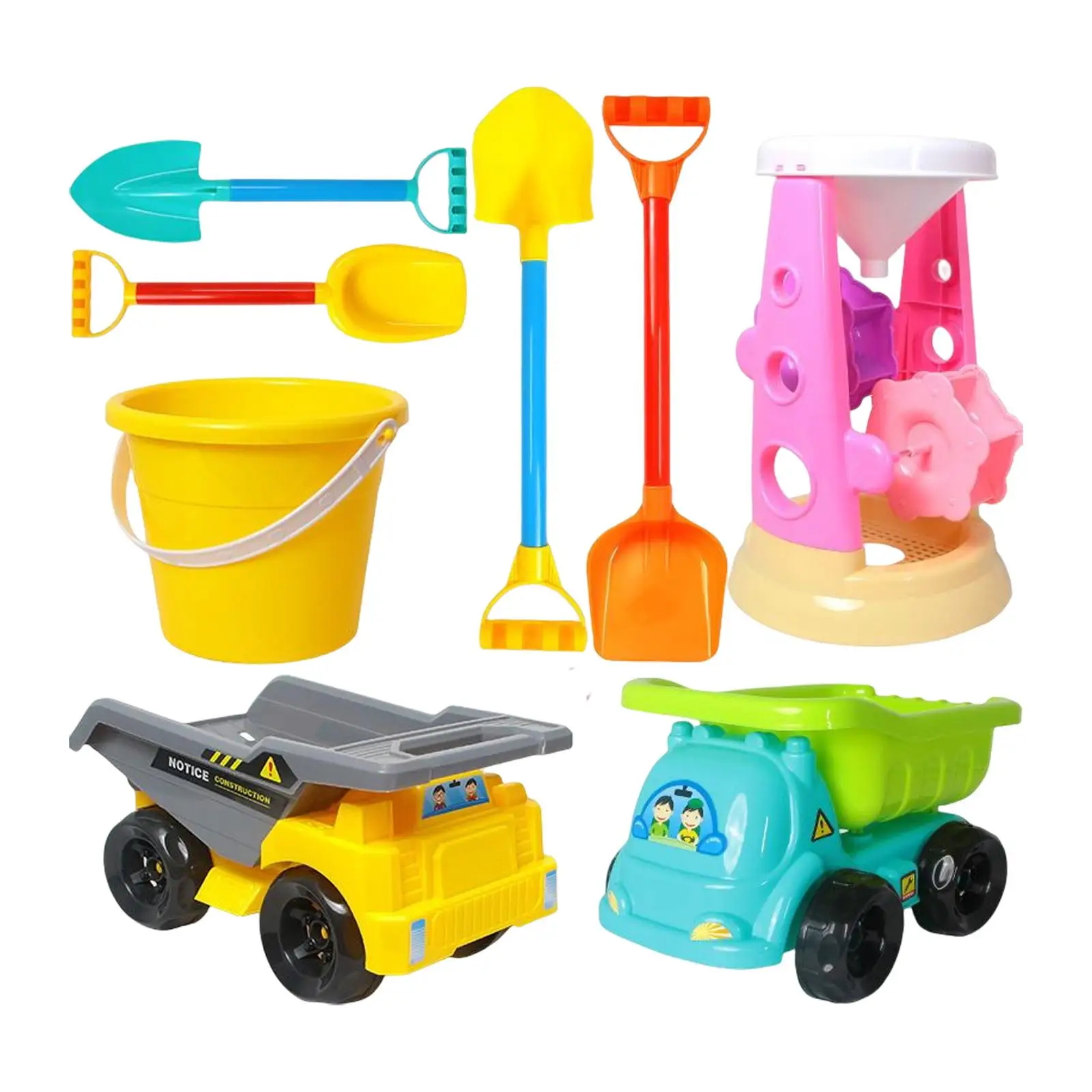 8Pcs Sand Beach Toys Outdoor Game Interactive Kids Playset Play Fun Bath Toys for Games Activity Beach Party Favors