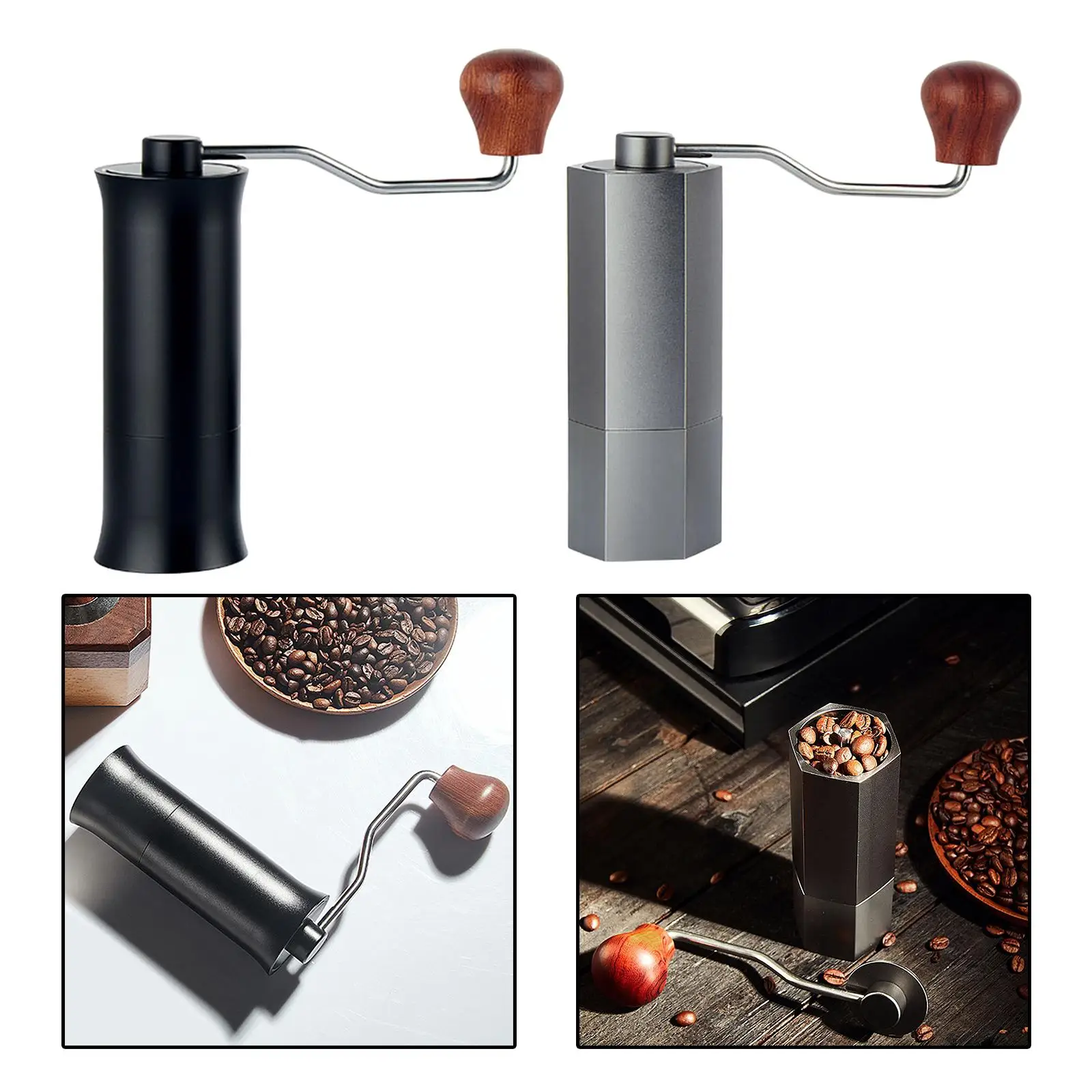 Portable Manual Coffee Grinder Hand Bean Mill Coffee Milling for Backpacking