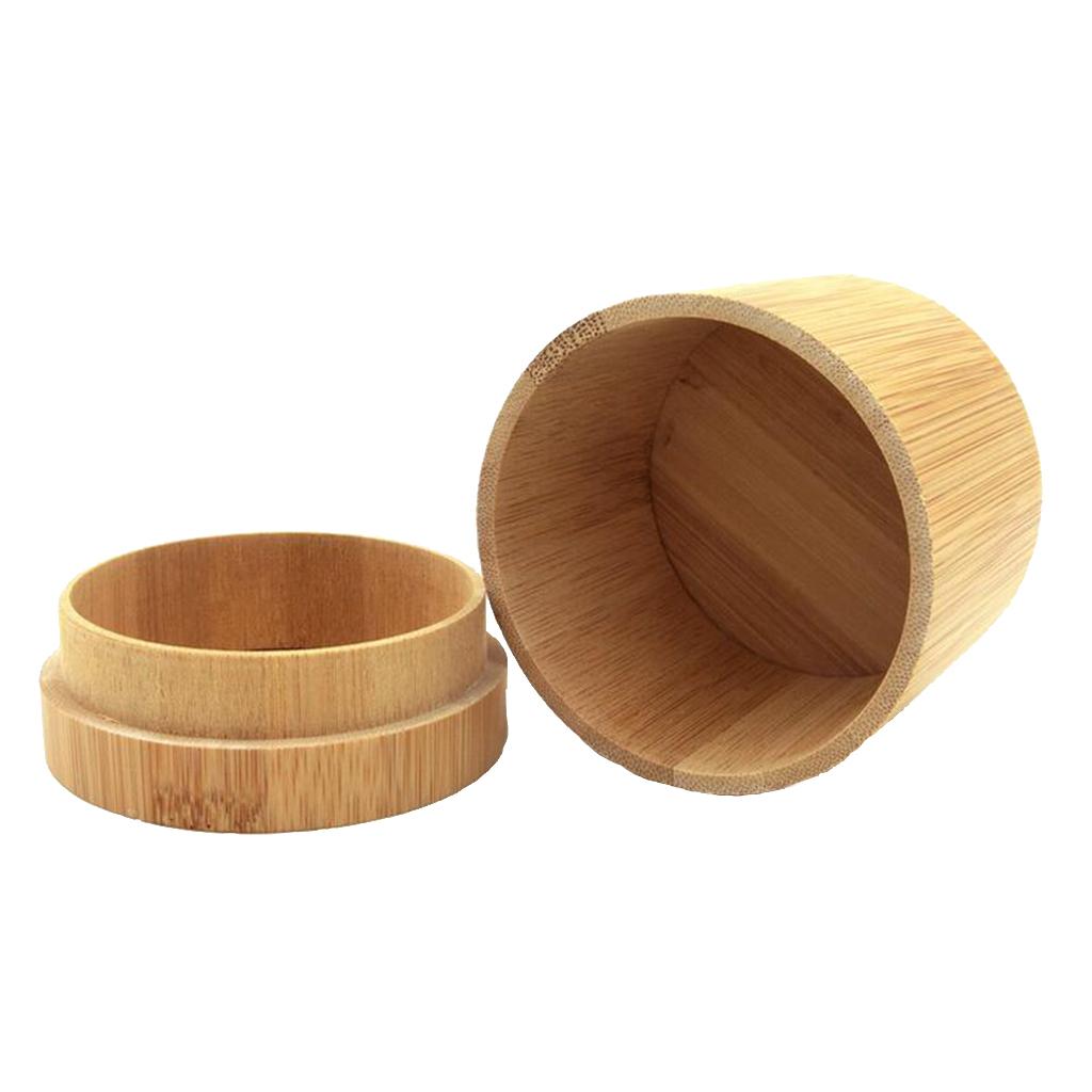 Waterproof Natural Bamboo Cylinder Natural Watch Storage Case with Pillow  Box