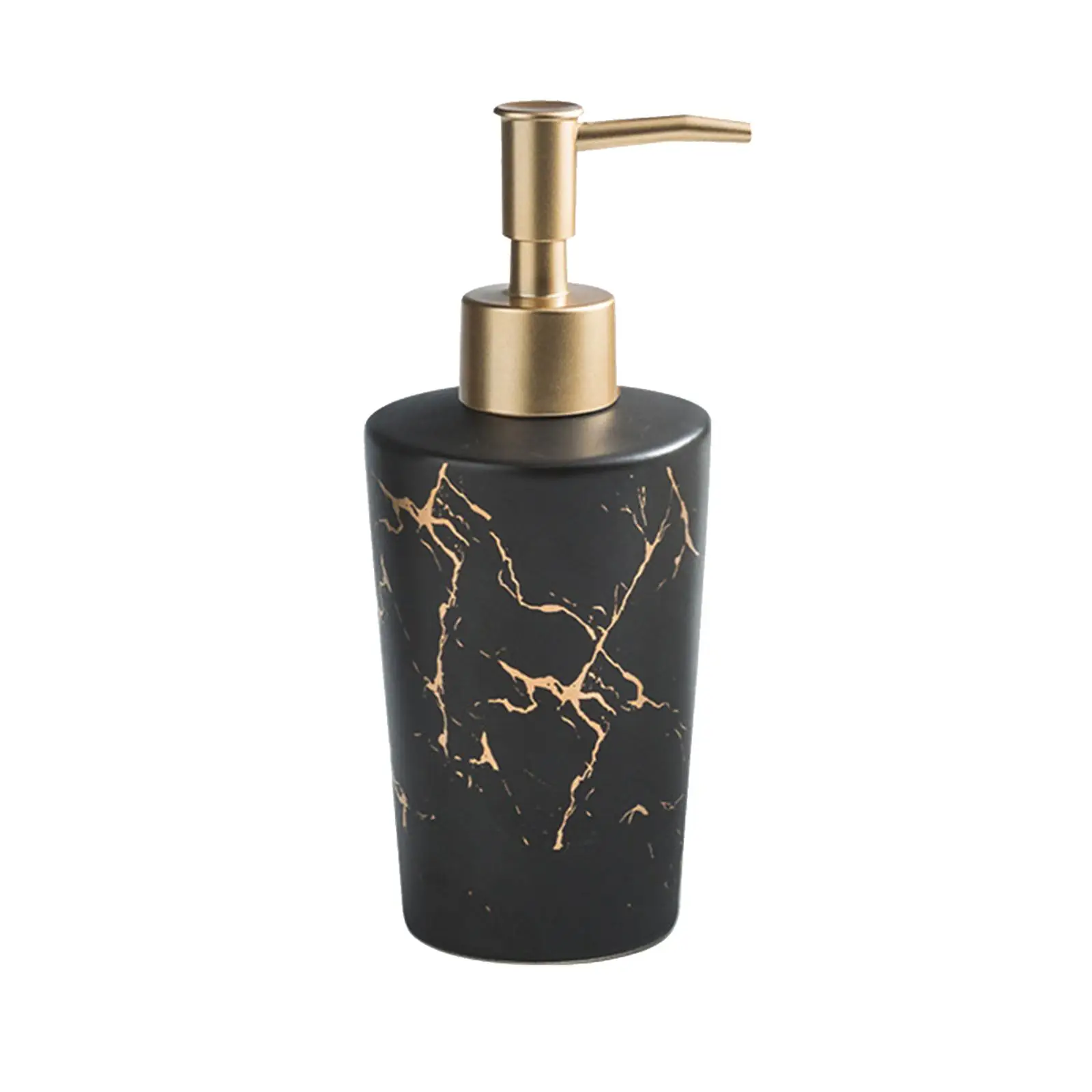 Ceramic Soap Dispenser Holds 250ml Liquid Elegent Hand Pump Lotion Bottle for Kitchen Decoration Hotel Supply Shampoo Lotion