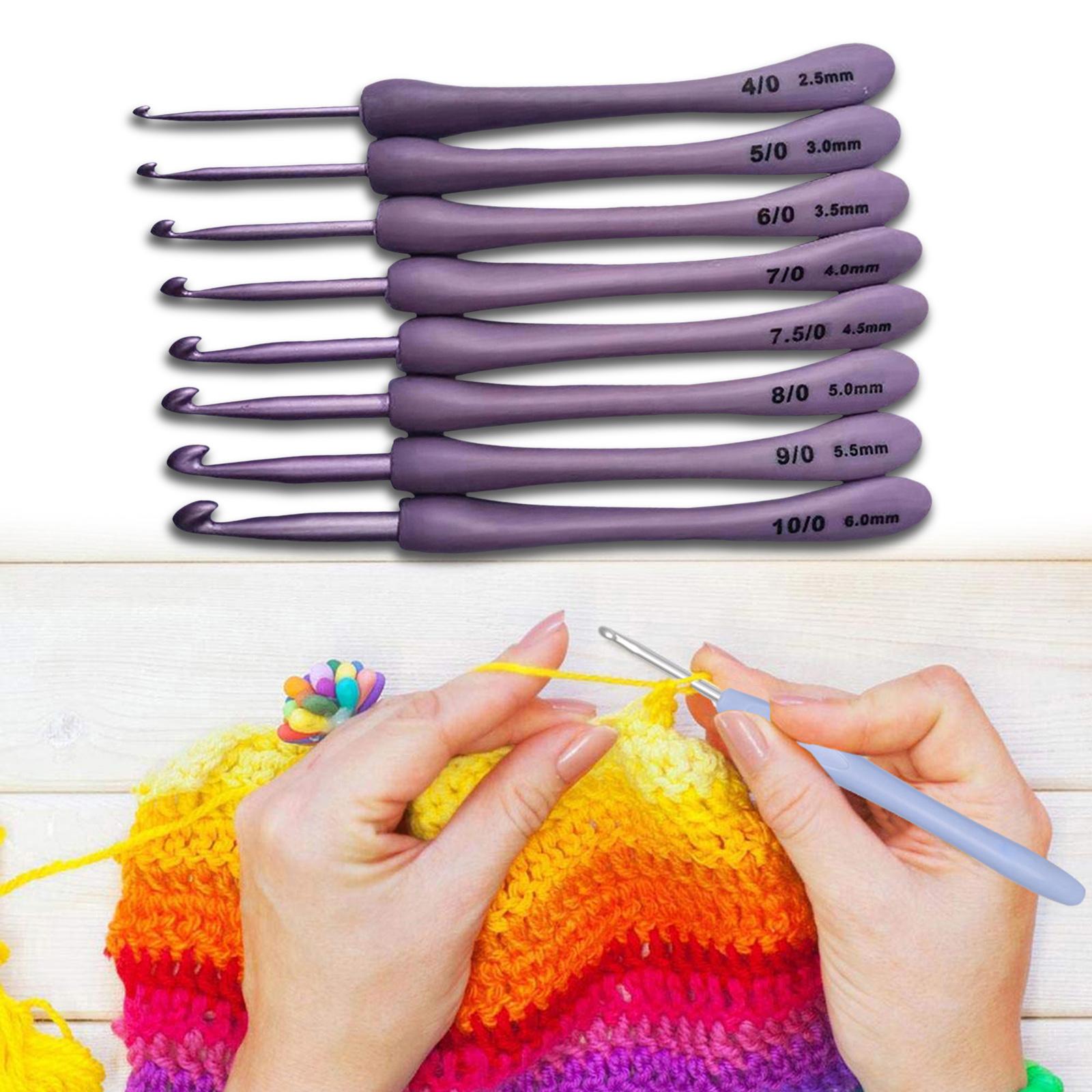 Crochet Needles Set 2.5-6mm Crochet Hooks for DIY Crochet Handmade Sweaters Gloves