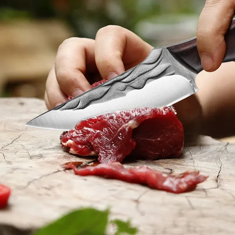 FIFY STORE Stainless Steel Camping Hunting Knives Handmade Forged Boning Knife Meat Cleaver Kitchen Knife Fish Knife Cooking Knife  