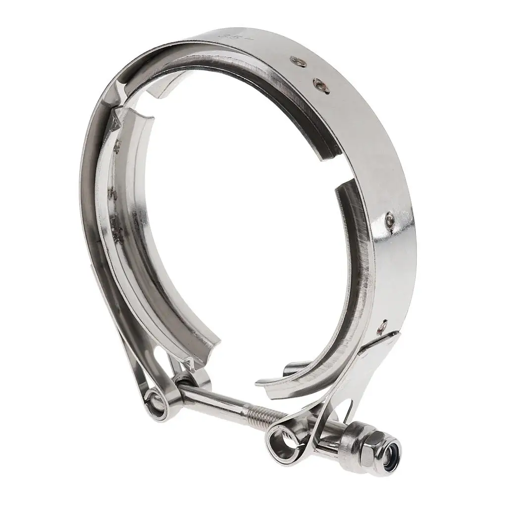 Exhaust Pipe Hose Clamp V Band Stainless Steel 3.5inch(135x120x22mm)