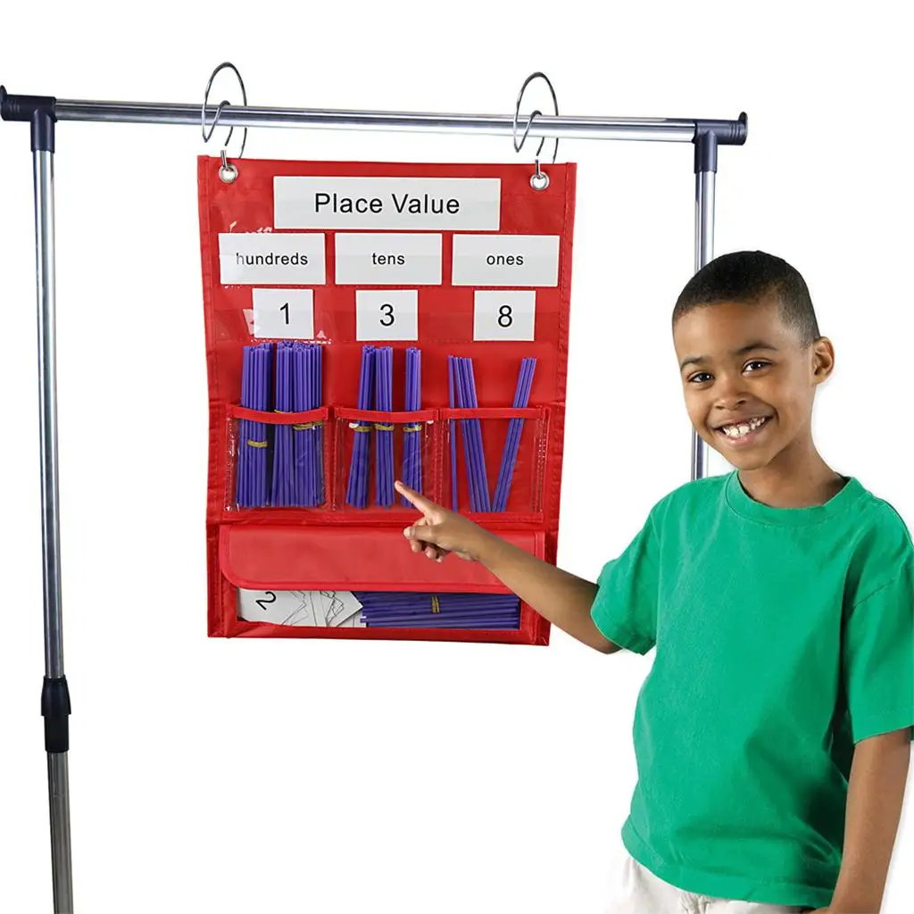 Place Value  Chart Counting Straws for Kindergarten Classroom School