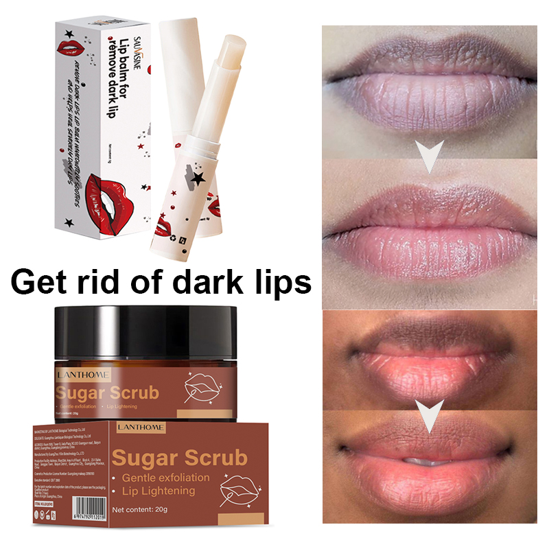 Lip Scrub For Dark Lips Pink Lips Balm Exfoliante Moisturizing Reduce  Pigmentation Anti-Cracking Sugar Scrub Lighten Black Lip - Lip Care Scrub -  Aliexpress