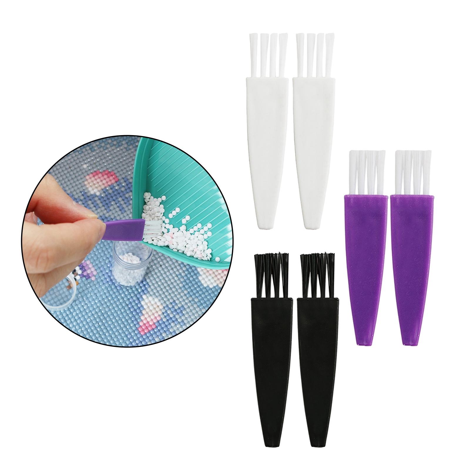 Diamond Painting Point Drill Brush Durable ABS Diamond Painting Cleaning Brush for Home Cross Stitch Desk Cleaning Accessories