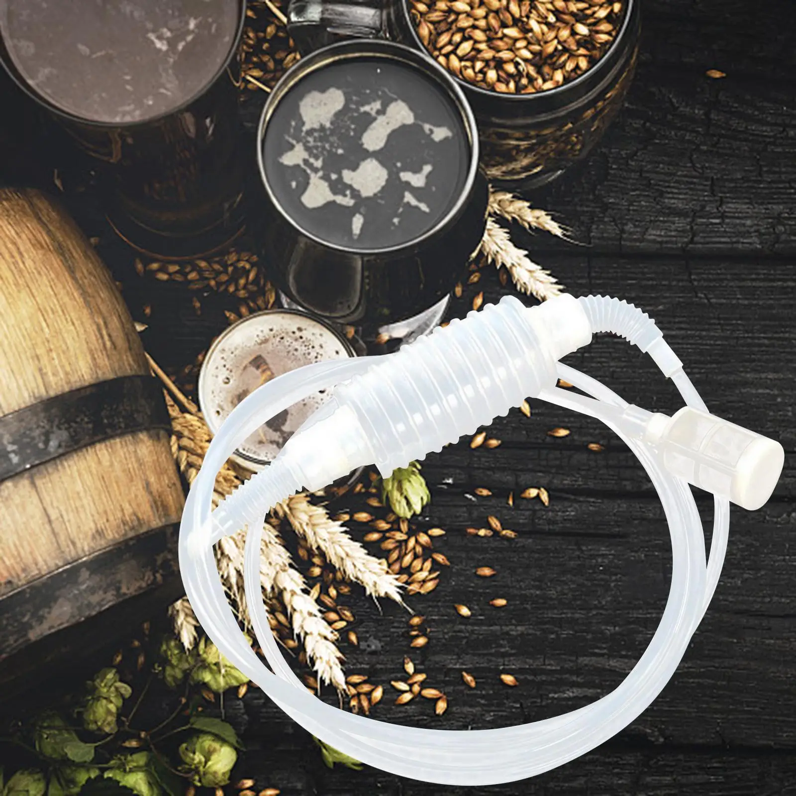 Syphon Pump Siphon Pipe Hose Filter Brewing Equipment Homemade Wine Beer Making Tool