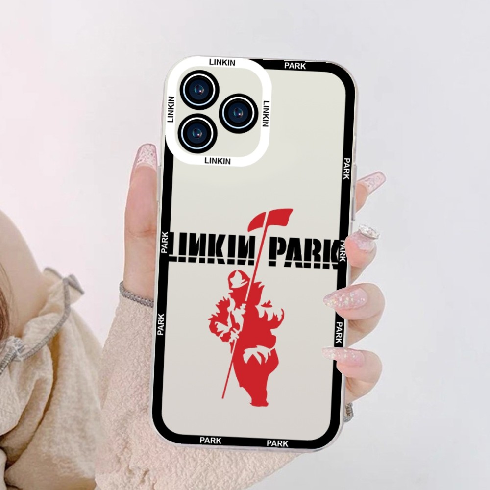 Чехол для телефона L-Linkin Hot Band P-Park для iPhone 11 12 Mini 13 14 Pro  Max, прозрачный чехол | AliExpress