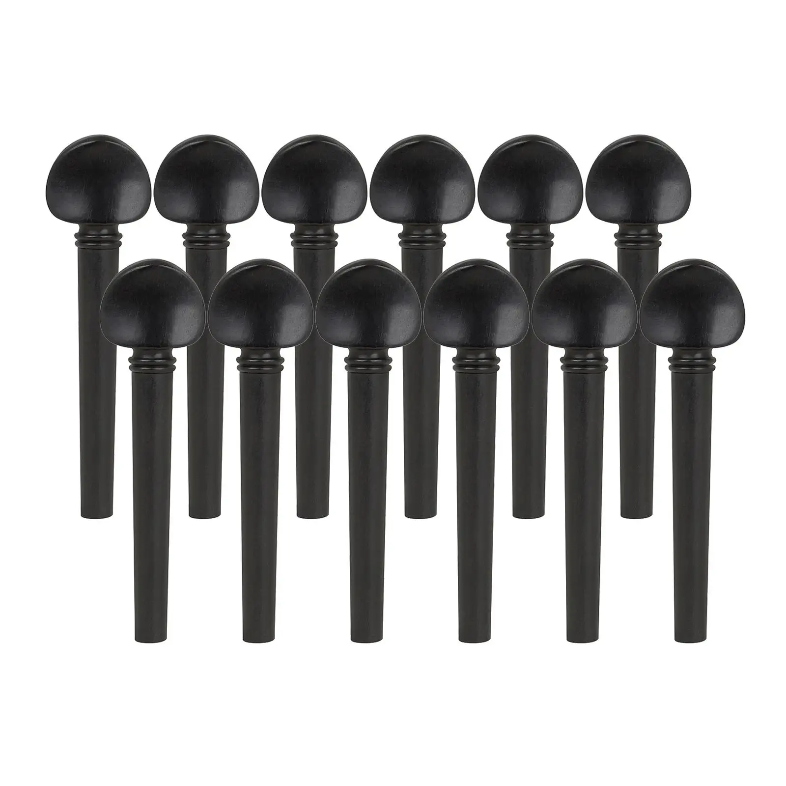 12 Pieces 3/4 4/4 Size Violin Tuning Pegs Fiddle Tuning Pegs Violin Accessories Replacement Parts