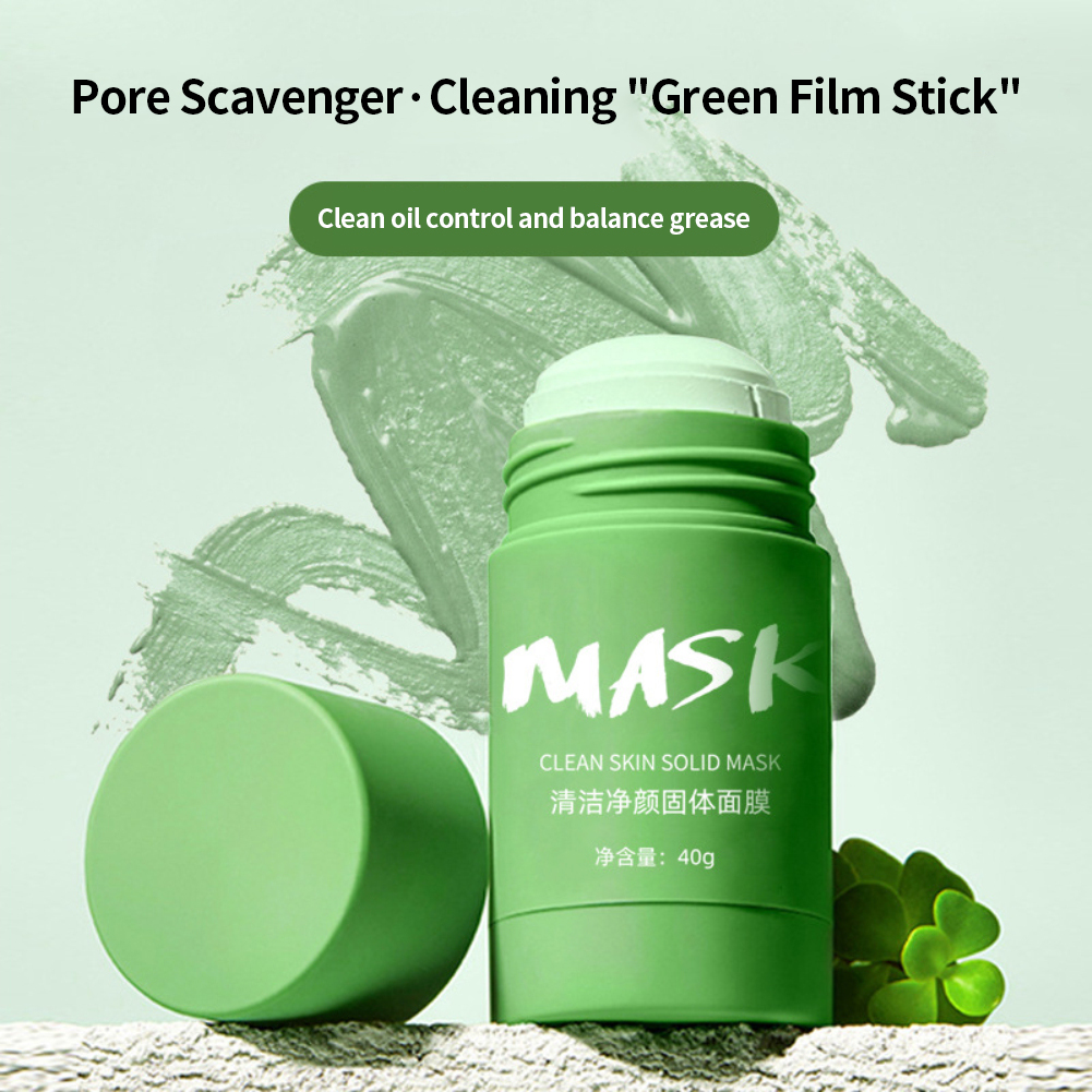 Best of Green Tea Mask Stick Oil Control Clearing Solid Mask Blackhead Removal Moisturizing Cleansing Mask Acne Cream Beauty Health Reviews & Tips