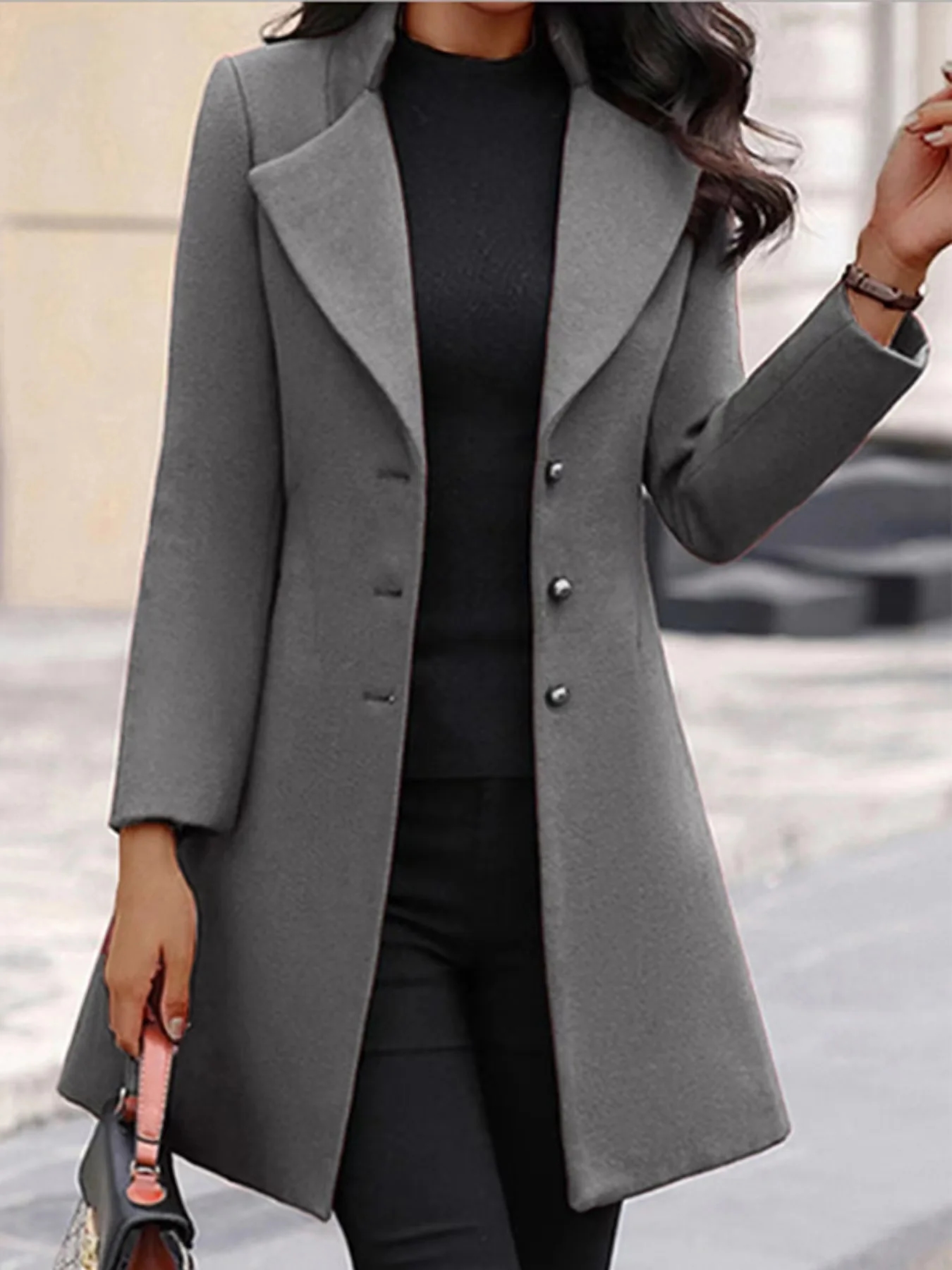 Title 43, Blazer Woman Clothing Tratza Office Wear Fashio...