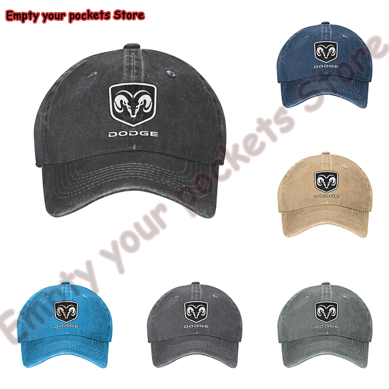 Dodge Ram Car Logo Cap For Unisex Denim 