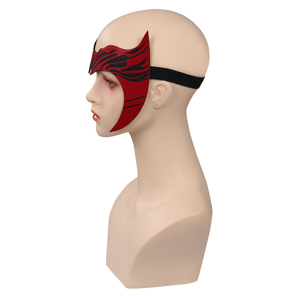 Scarlet Witch Maske Cosplay PU Masken Helm Maskerade Halloween Party Kostüm Requisiten – Detail 5