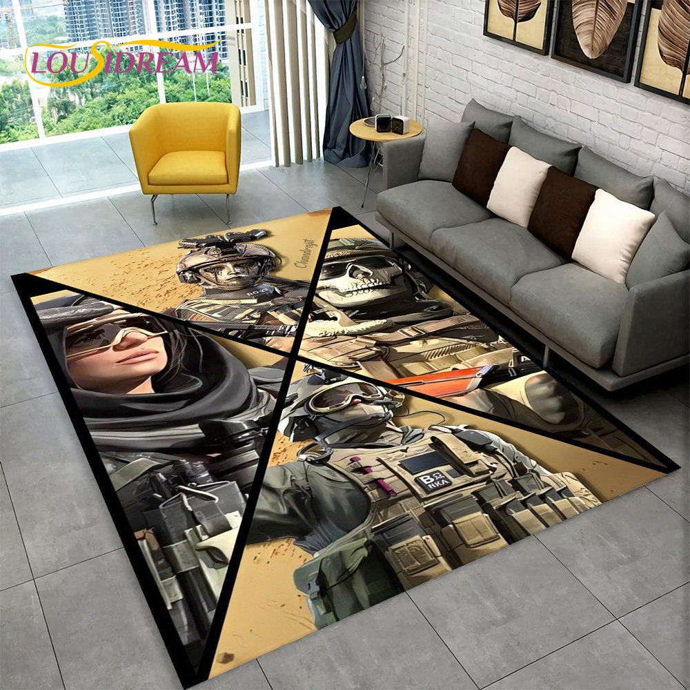 tapis de jeu cod call of zone de jeu chambre décoration de polymère de sol non jeu pour enfants