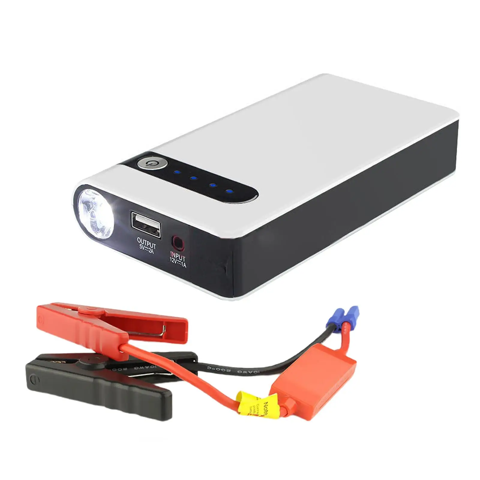 Portable Car Jump Starter 8000mAh 12V LED Display Emergency Start Power Flashlight Mobile Phone Laptop Power Bank Charger US