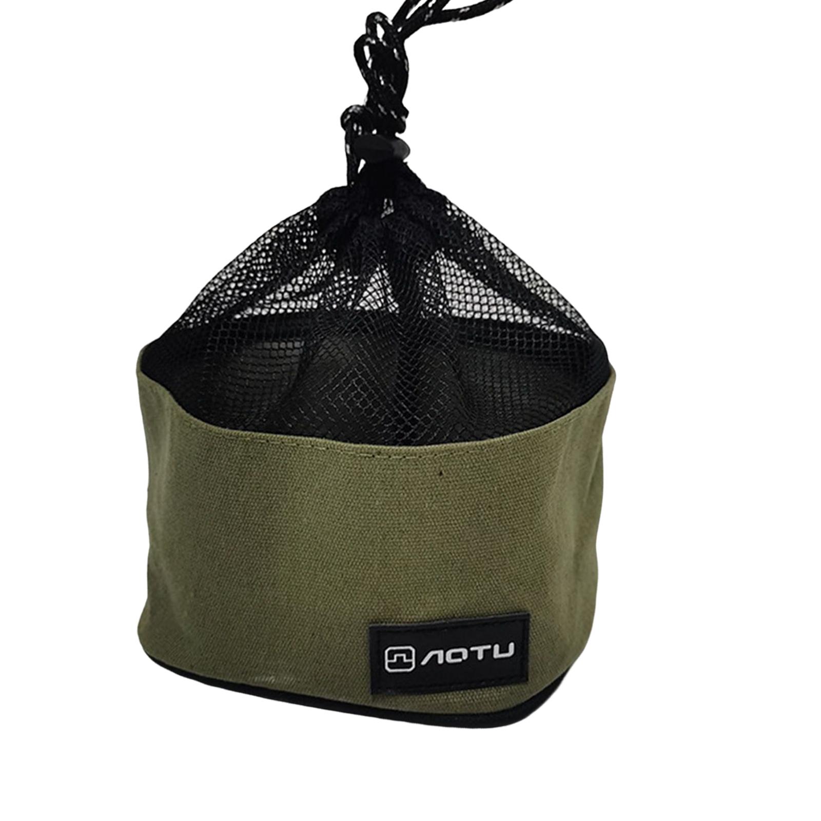 Portable Camping Cookware Storage Bag Drawstring Bag Equipment Case Tableware Storage for Outdoor BBQ Barbecue Picnic Travel