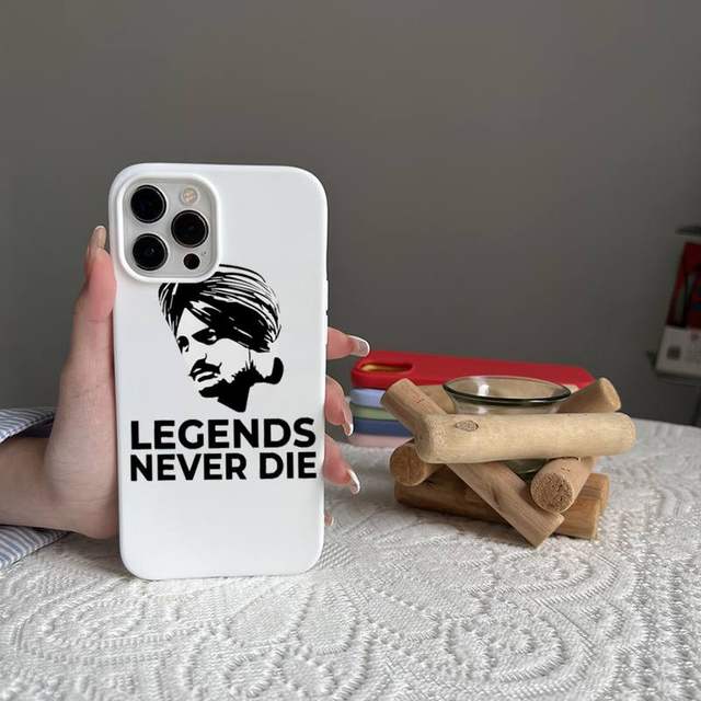 Sidhu Moose Wala legends never die Phone Case Candy Color for