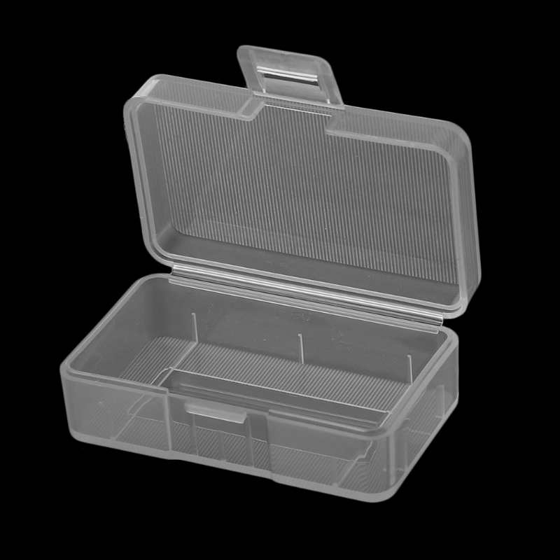 Mini transparent für Koffer halter Aufbewahrung sbox für 1x9V Batterie oder 2x aa Batterie – Detail 7