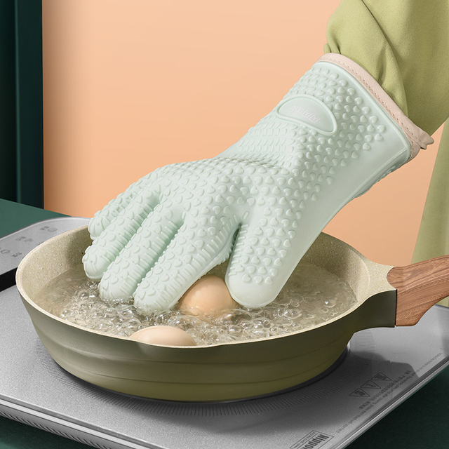 Ceramics Tools Thickened Anti-scalding Gloves Five Finger Microwave Oven  Protective Gloves Heat Insulation Pottery Kiln Tools - AliExpress