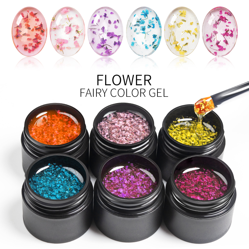 Best of Dried Flower Gel Nail Polish Natural Flower Fairy Series Soak Off UV Nail Gel DIY Painting Nail Art Varnishes For Manicure Reviews & Tips