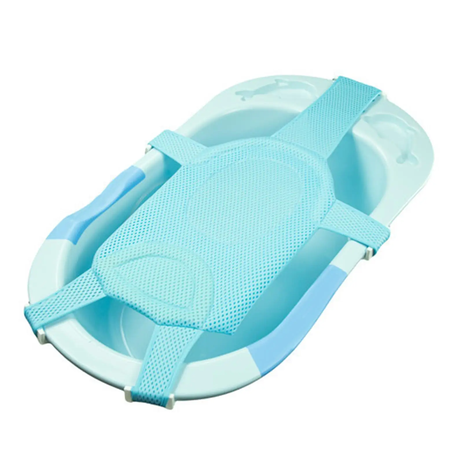 Soft Baby Bathtub  Seat Supporter Comfort Mat Shower Support Mat