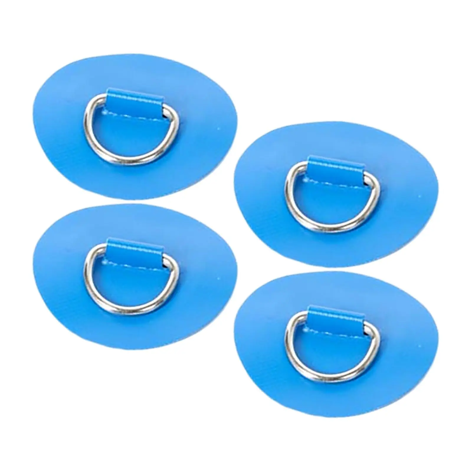 4Pcs D Rings Pad Patch Kayak Surfboard Fixed Buckle Stand up Paddleboard