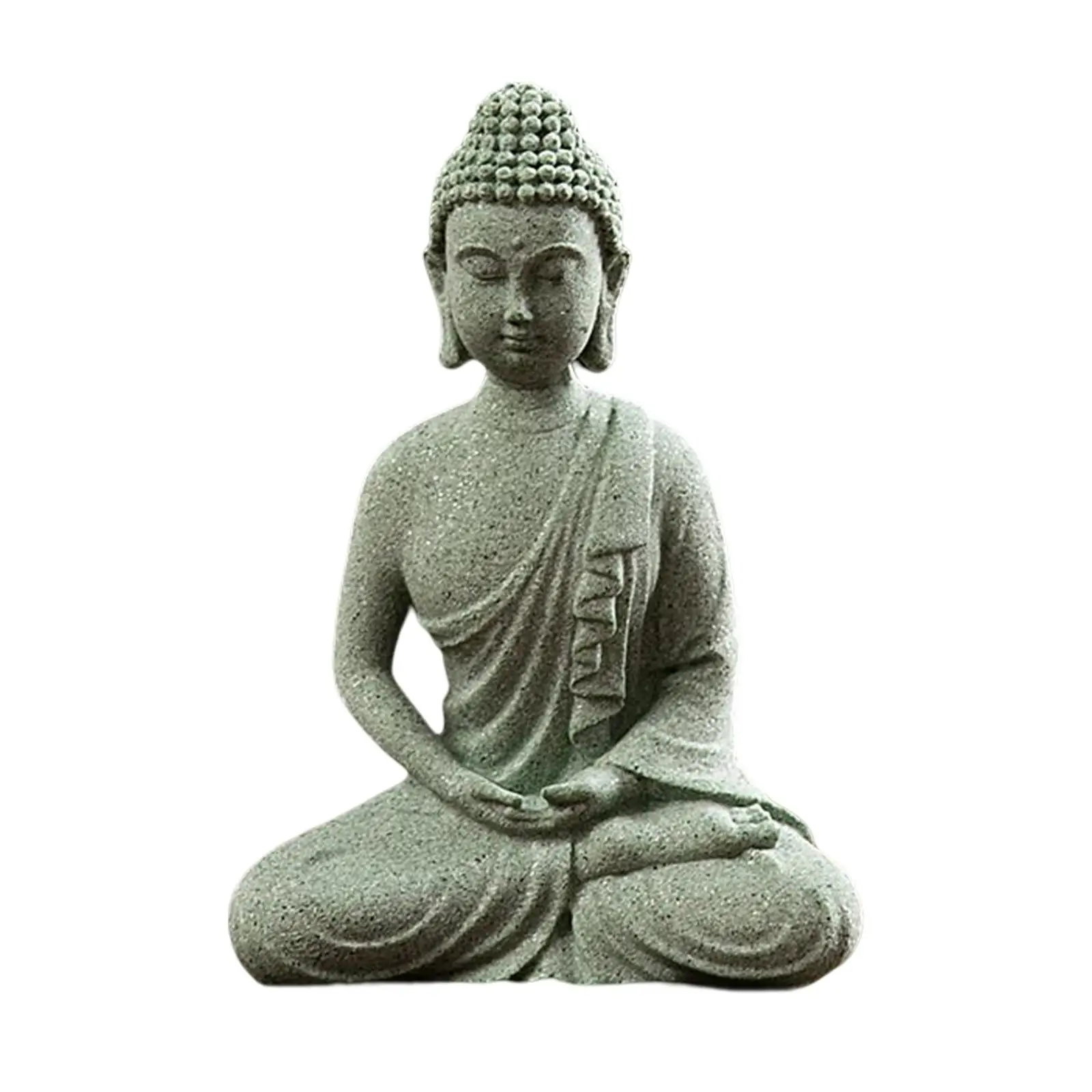 Sitting Buddha Statue Figurine, Gift Decorative zen Figurines Buddhism Decor