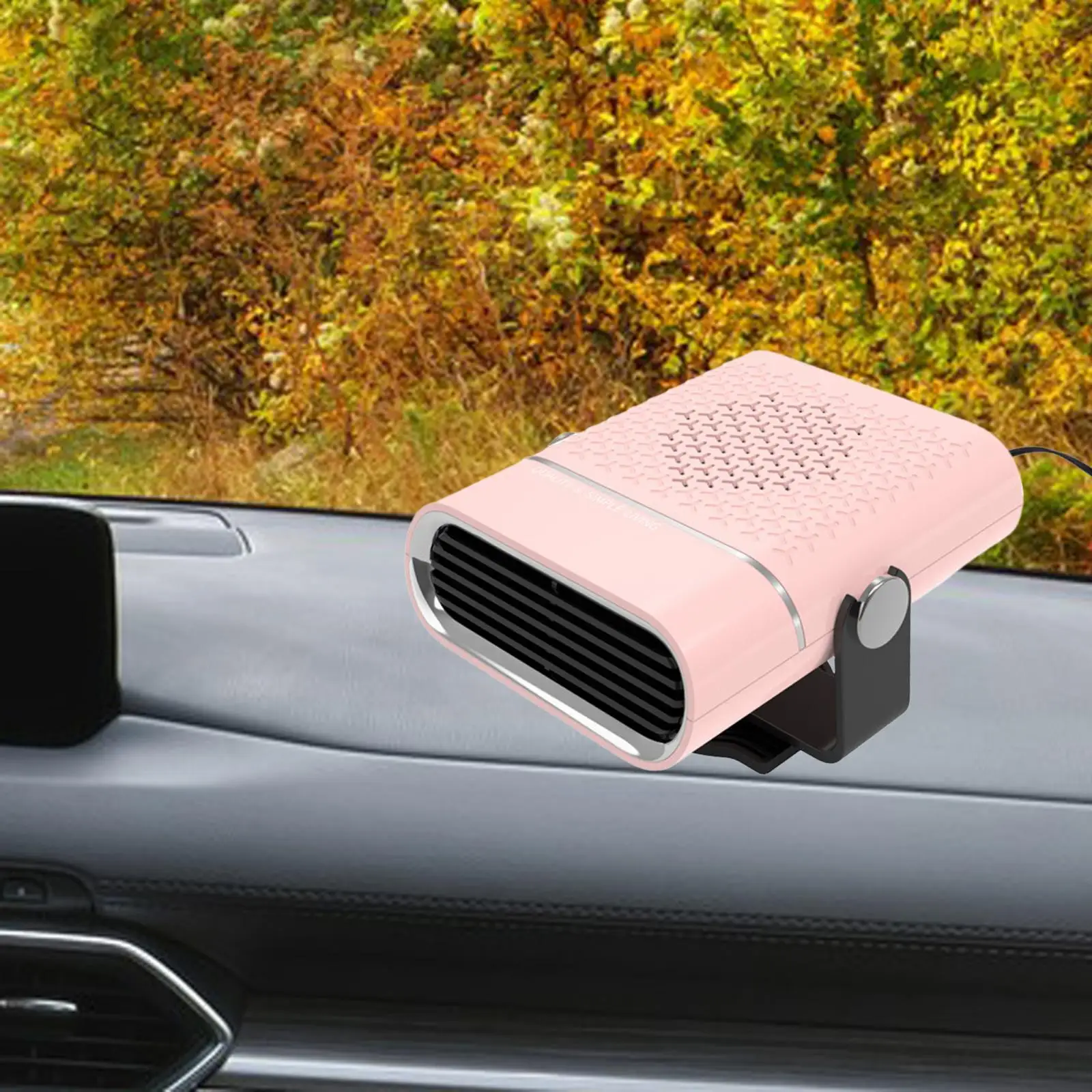 Car Heater for Winter Compact Windshield Defroster Demister Plug into Cigarette Lighter 260W Car Fan Heater Auto Vehicle Heater