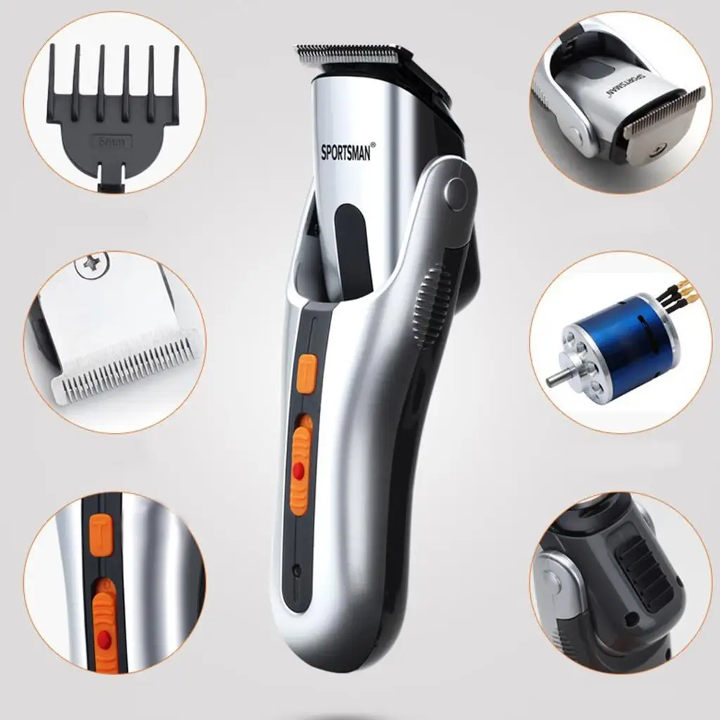Adult Women Men's Hair Clippers Trimmer Home Haircut Grooming Set