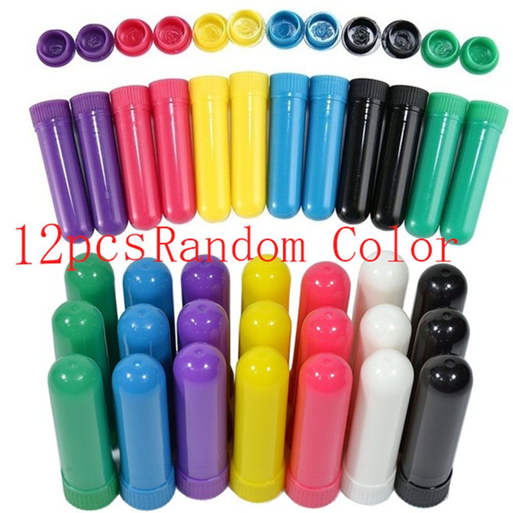 Best of Quality 12 Empty Tubes Refillable White Cotton Wicks Nasal Inhaler Sticks Nose Tube Health Care Inhaler Plastic Tube Reviews & Tips