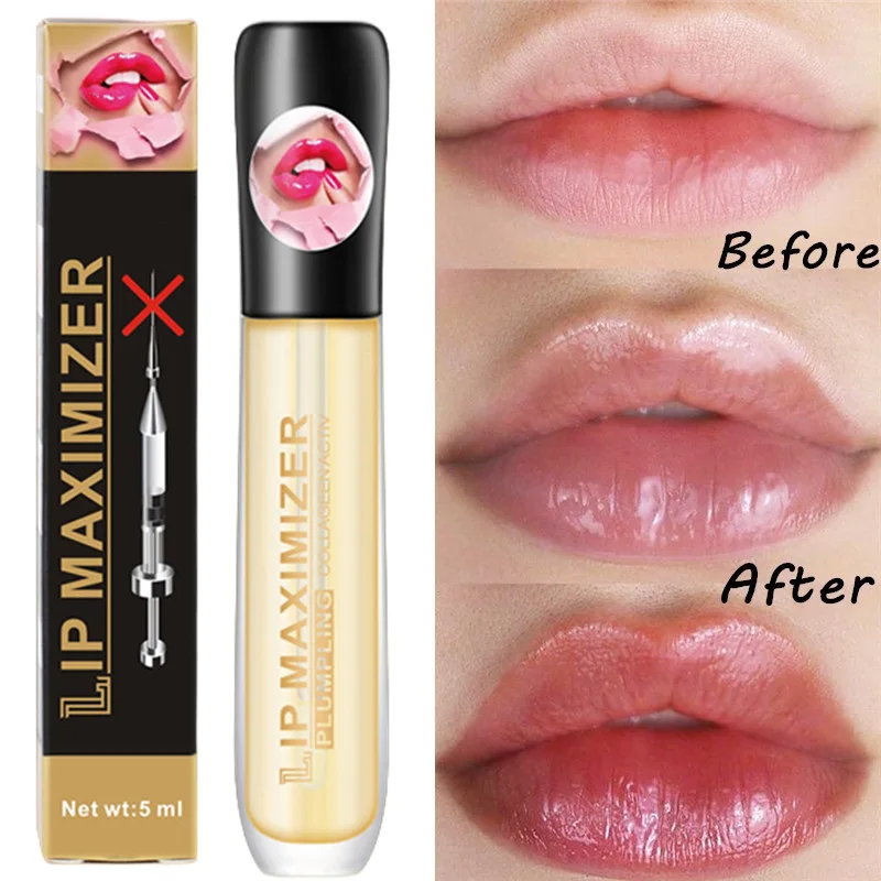 Best of Instant Volumising Lip Plumper Serum Moisturizing Lip Plumper Oil Safely Lip Injection Filler Collagen Reduce Lips Fine Lines Reviews & Tips