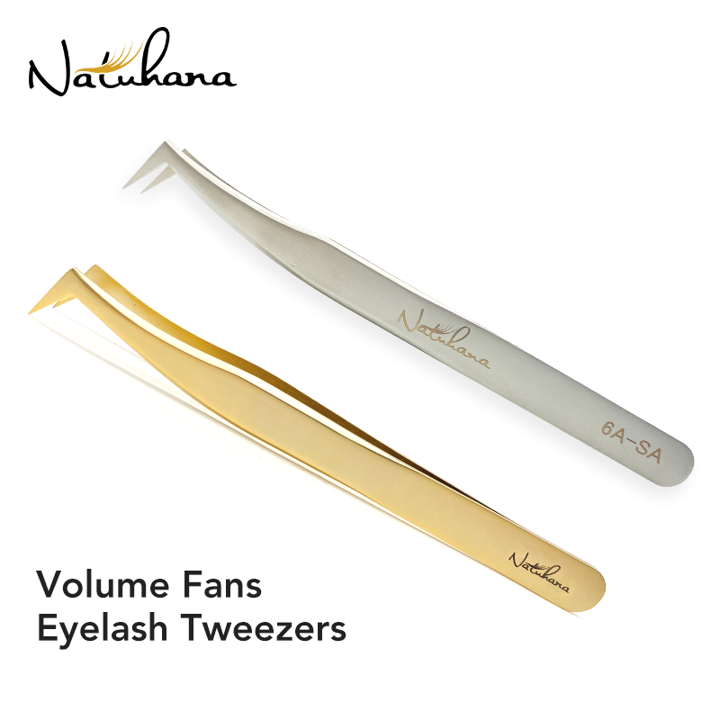 Best of NATUHANA Anti-static Straight Eyelash Extension Tweezers Industrial Precision Curved Straight Lash Eyebrow Tweezers Makeup Tool Reviews & Tips