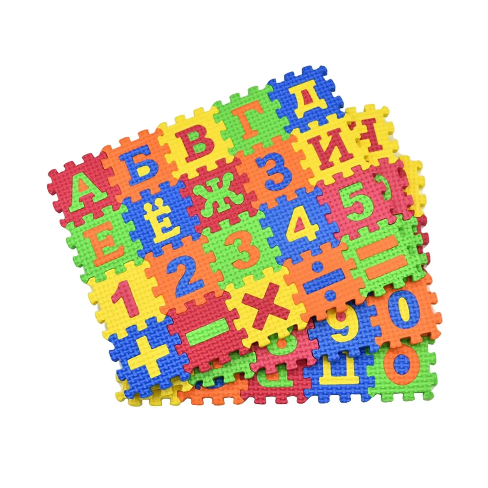 Puzzle Play Mat Alphabet Number Interlocking Educational Jigsaw Tiles for baby kids Exercise Mat Crawling Playing