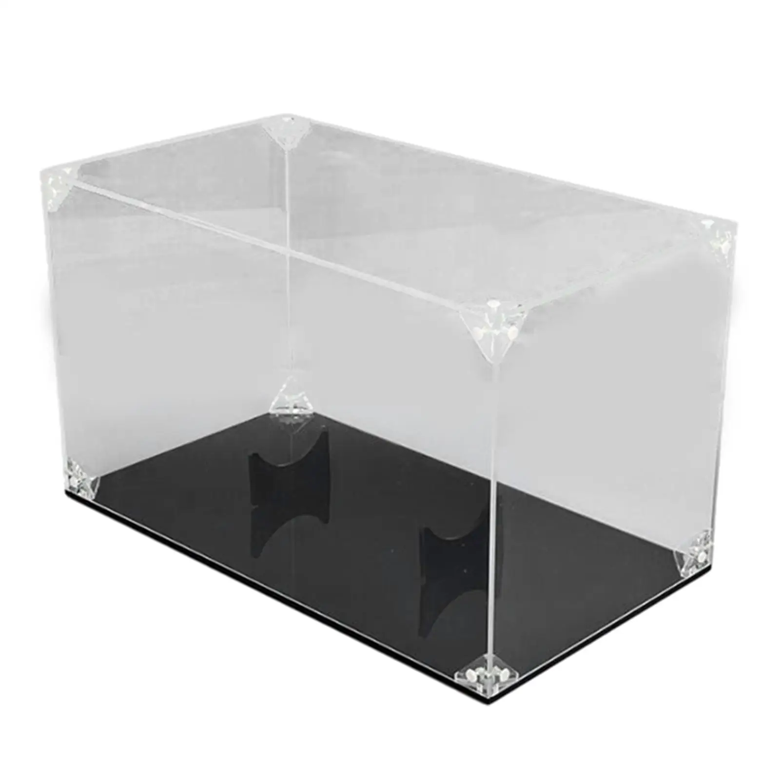 Clear Acrylic Football Display Case Oval Ball Holder Rugby Holder Sports Collectibles Storage Showcase Box Football Storage Rack