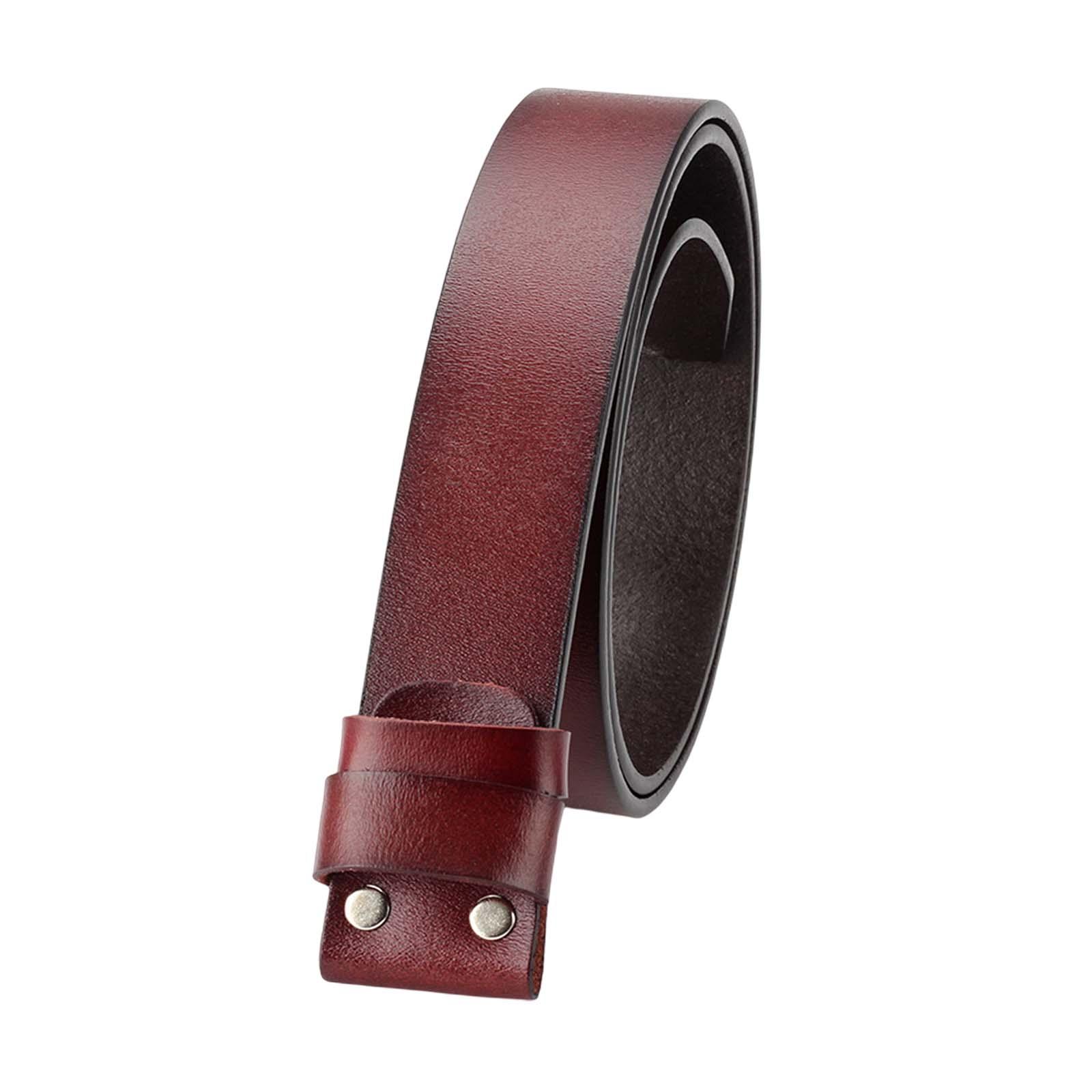 No Buckle Belt Western Replacement Belt Strap for Replacement Trousers Jeans