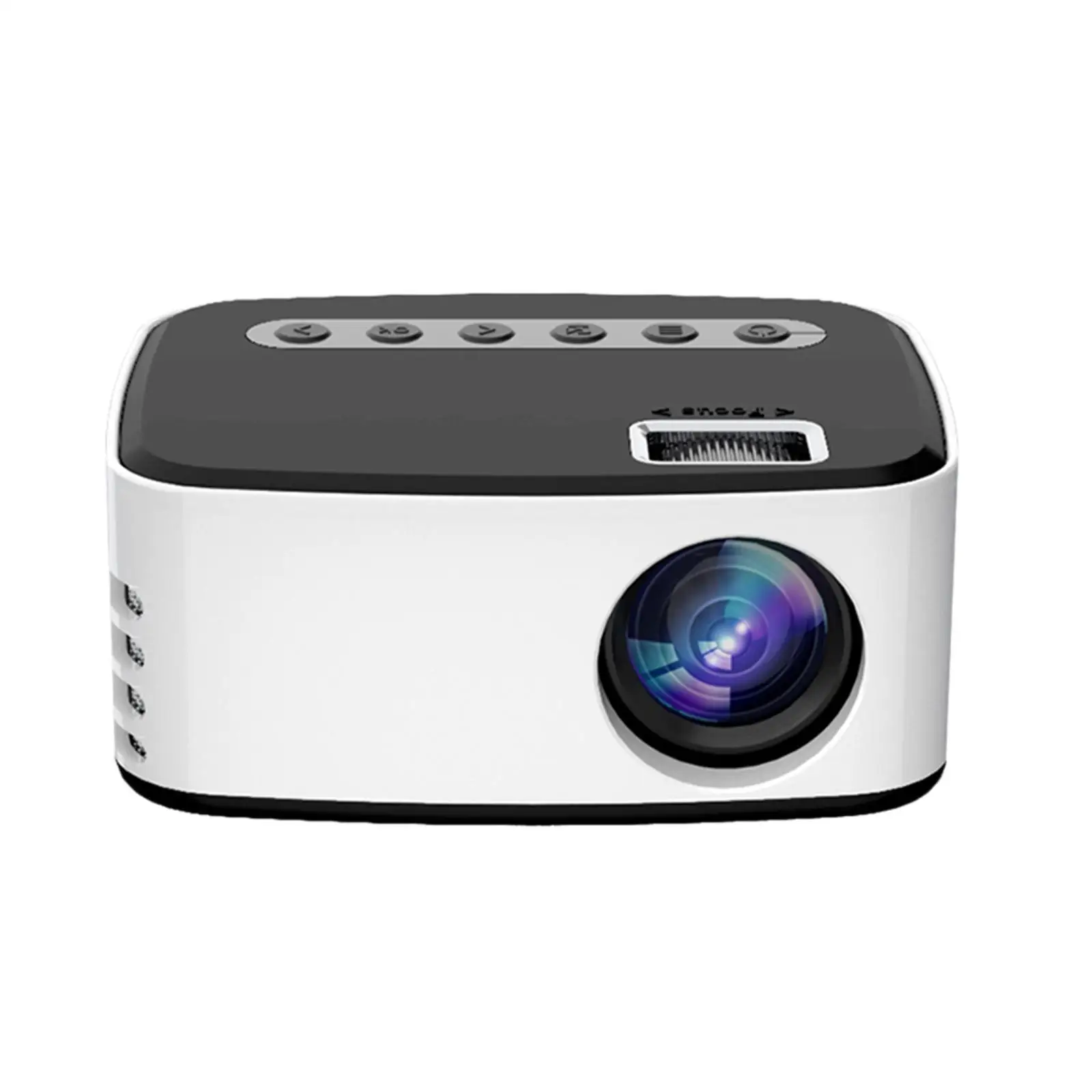 Projector Smart Compatible with Android USB HD Pocket Projector for Home Cinema Inside Outside Smartphone Office Theater Bedroom