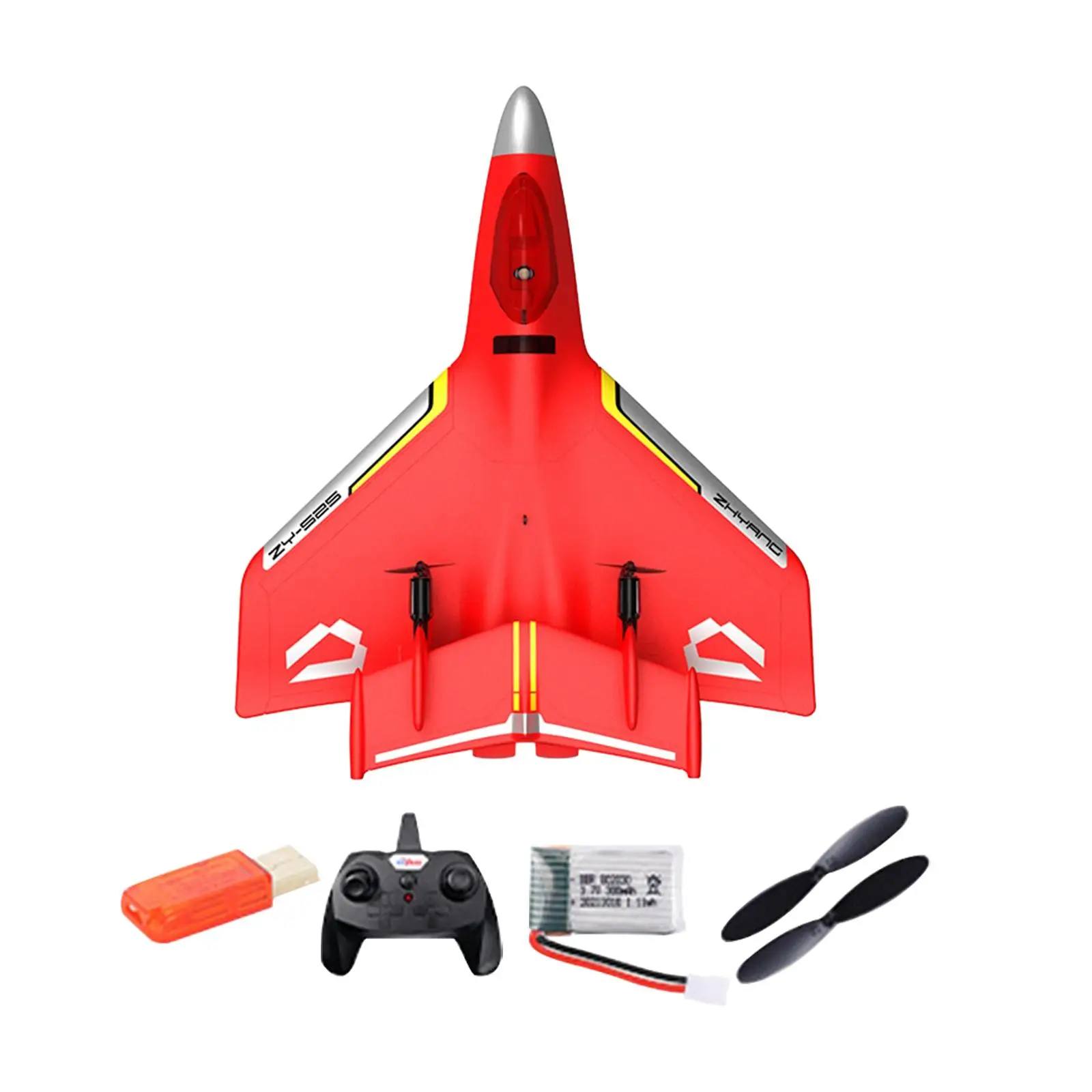 Hobby RC Airplane with LED Lights Plane Model Fixed Wing RC Fighter for Holiday Present Xmas Gifts Girls Boys Beginner Adults