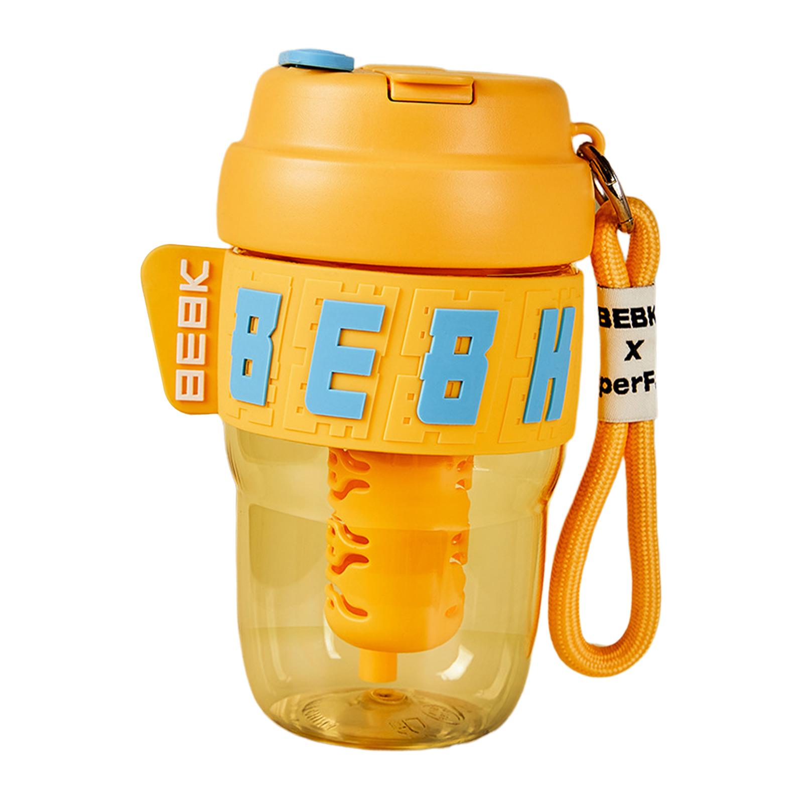 Portable Water Bottle Coffee Cup with Lid Cycling Running Reusable Water Cup