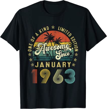 Fantastisch seit 1963, 62 Jahre alt, 62. Geburtstag, Geschenke, T-Shirt, klassische Legende seit 1963, grafische T-Shirts, geboren in 1963, Kleidung – Detail 6