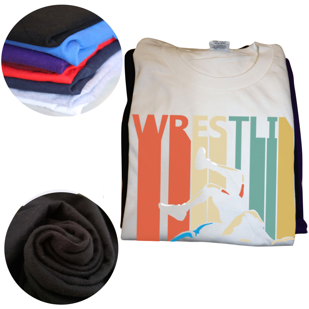 Vintage Wrestling Geschenk klassische lustige Geschenk T-Shirt Top T-Shirts Tops T-Shirts für Studenten Wrestler Baumwolle Urlaub T-Shirt Streetwear – Detail 4