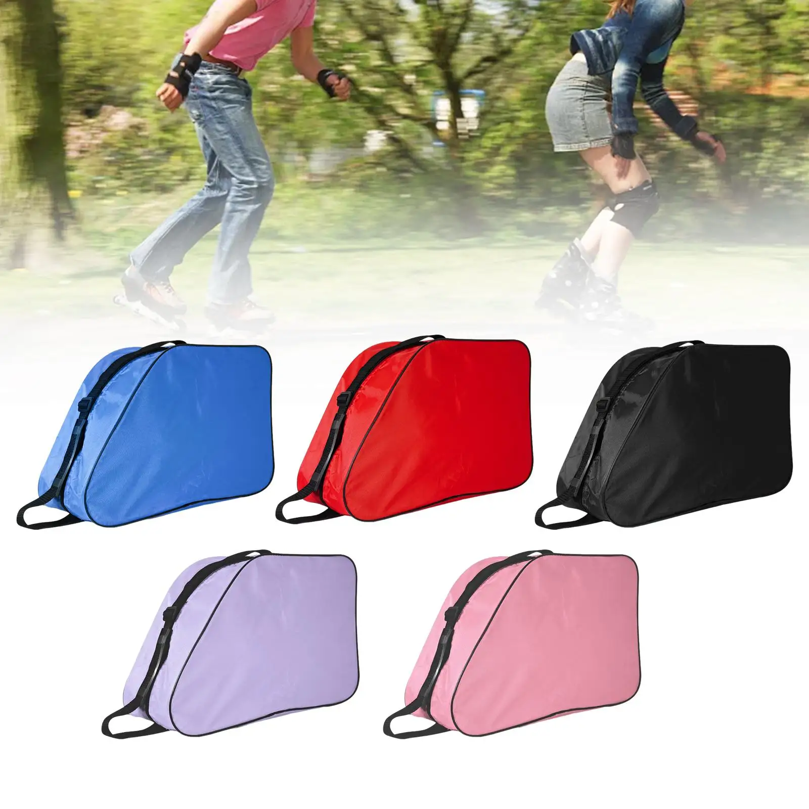 Roller Skate Bag Ice Skating Bag Durable Skate Carry Bag Skating Shoes Bag for Figure Skates for Women Men Skate Accessories 