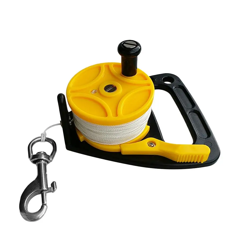 Portable Dive Reel Kayak Anchor And Handle, 150 'Line, Snap  Clip