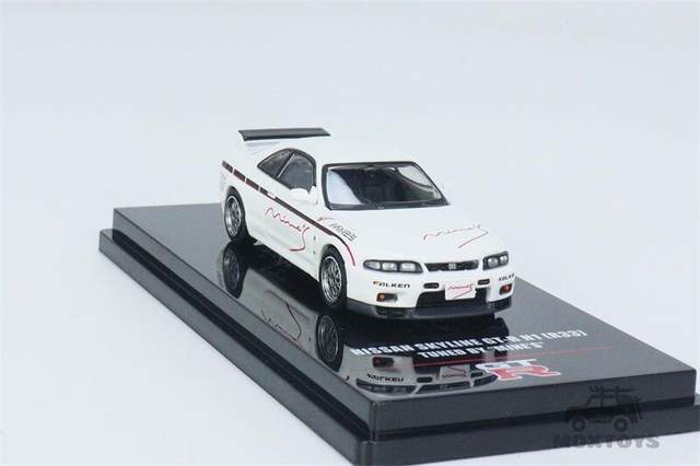 Inno 1:64 Nissan Skyline Gtr N1 R33 Tuned By Mine's White Diecast